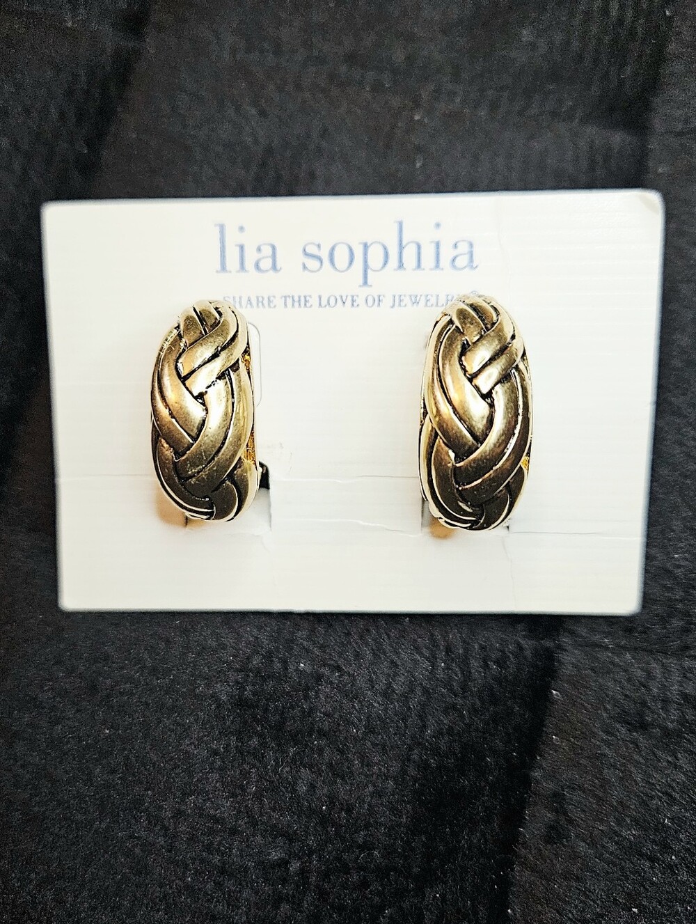 Lia Sophia Vintage Clip-On Earrings